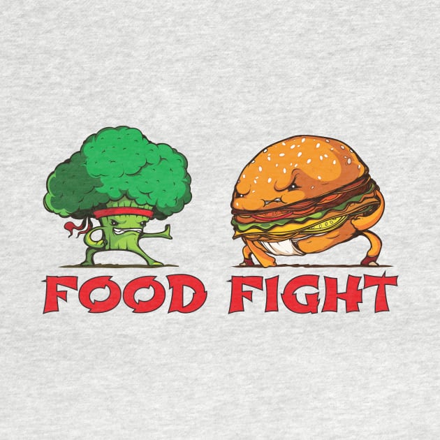 Food Fighting Martial Arts Masters by extrinsiceye